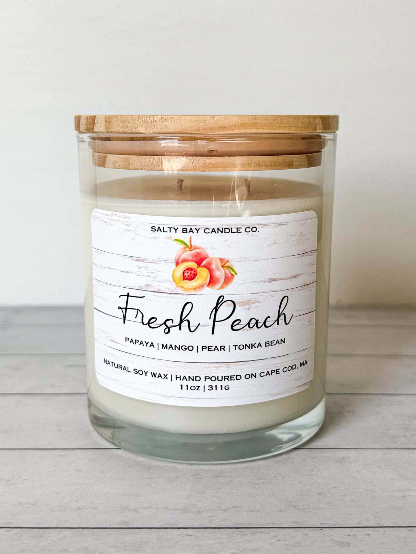 Fresh Peach 11oz Soy Candle