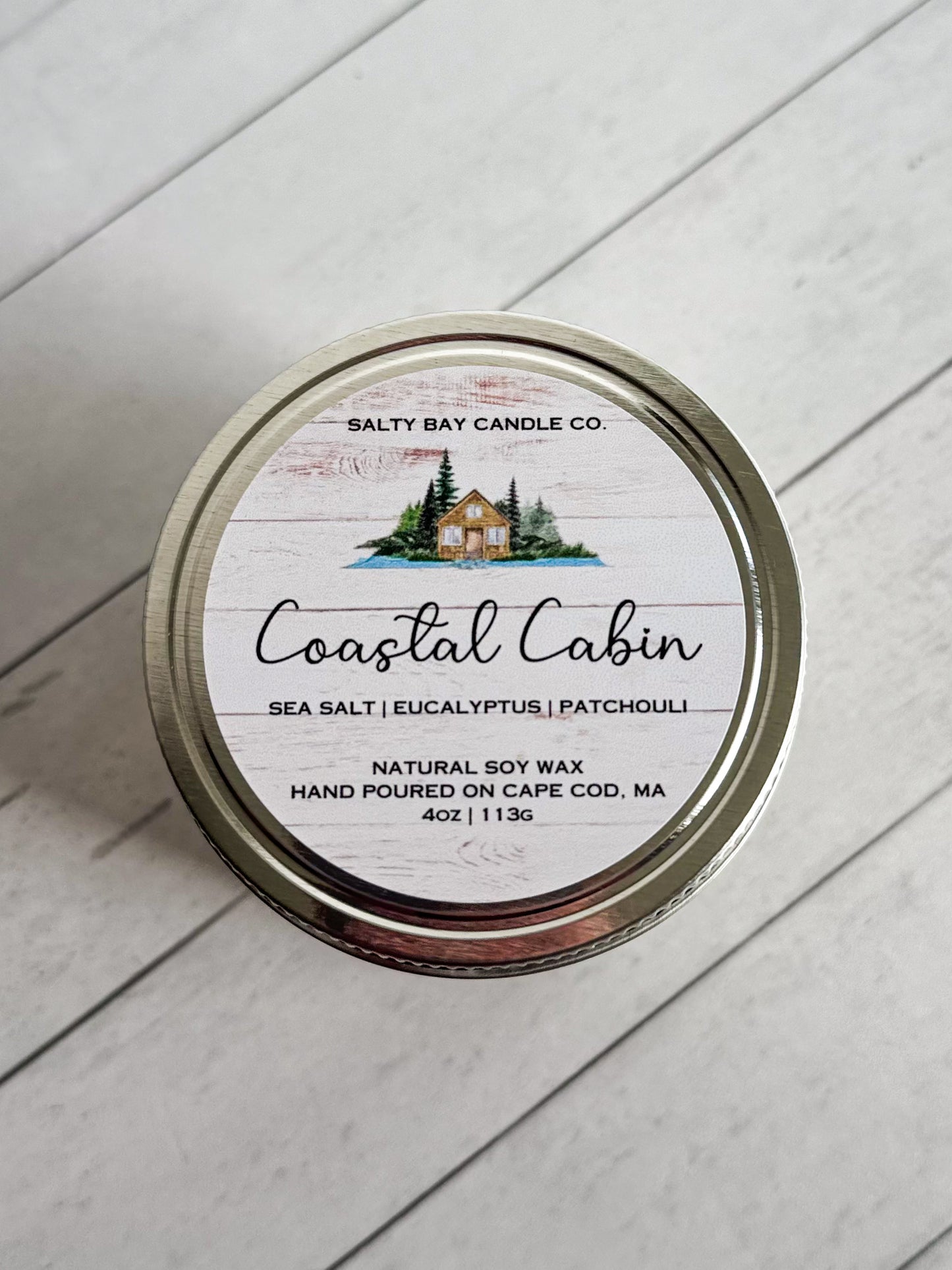 Coastal Cabin 4oz Soy Candle