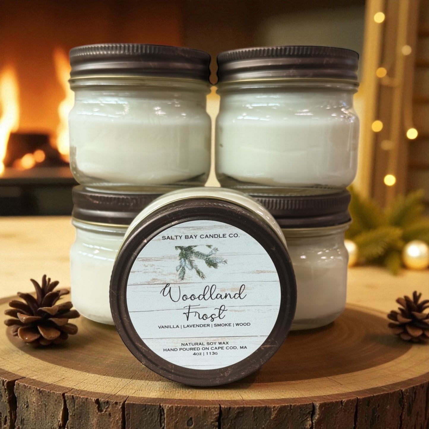 Woodland Frost 4oz Soy Candle