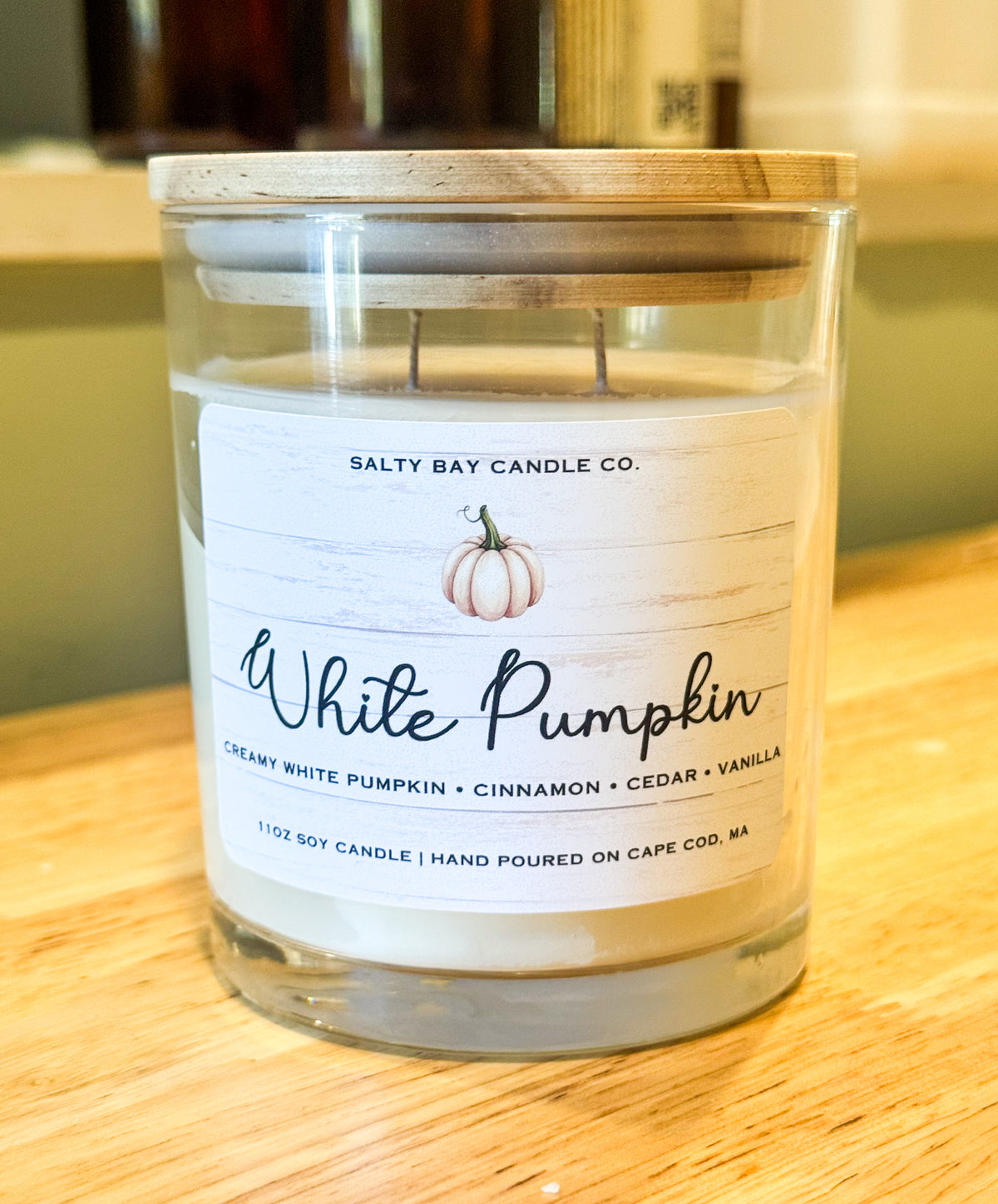 White Pumpkin 11oz Soy Candle