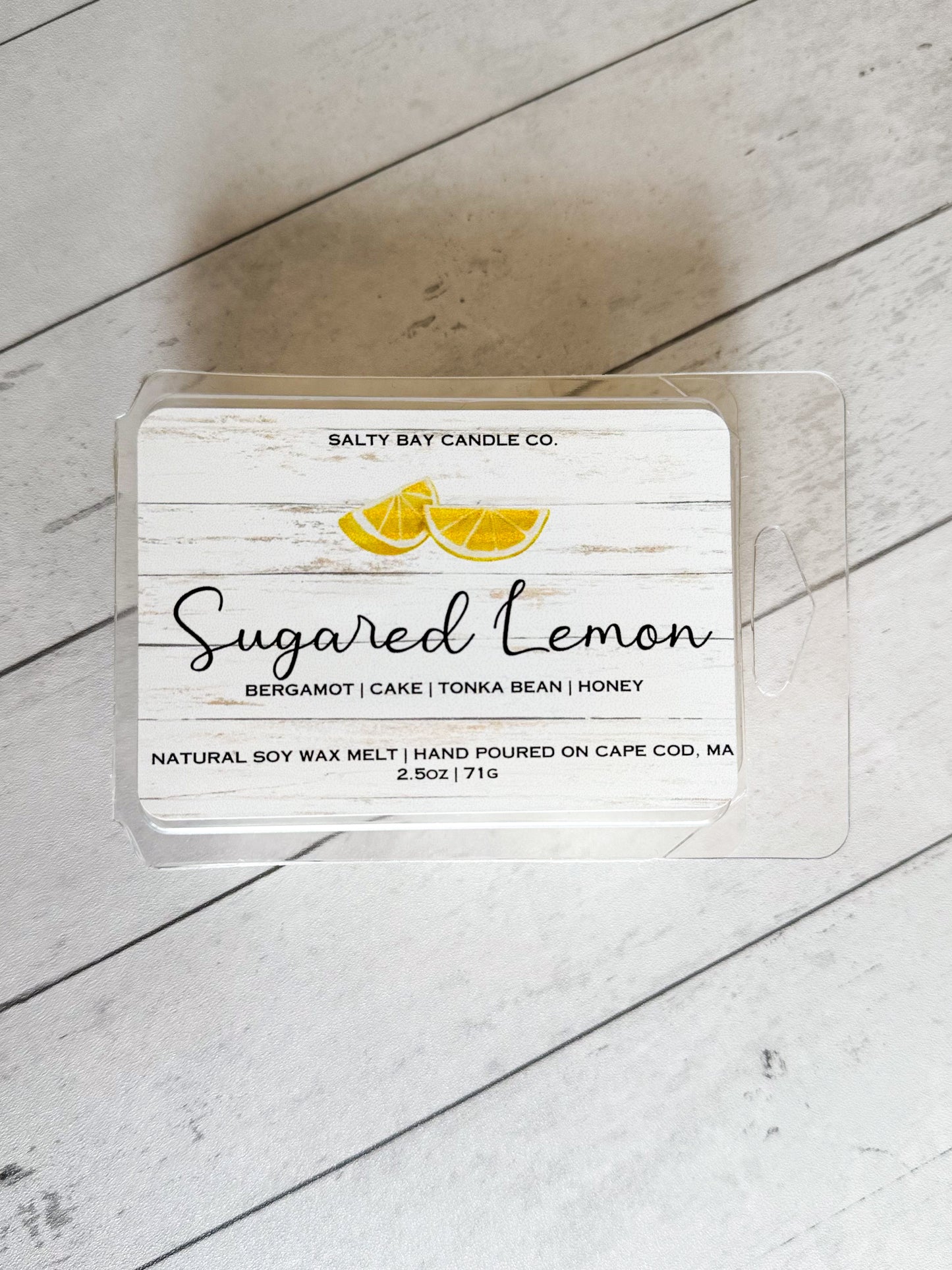 Sugared Lemon Soy Wax Melt