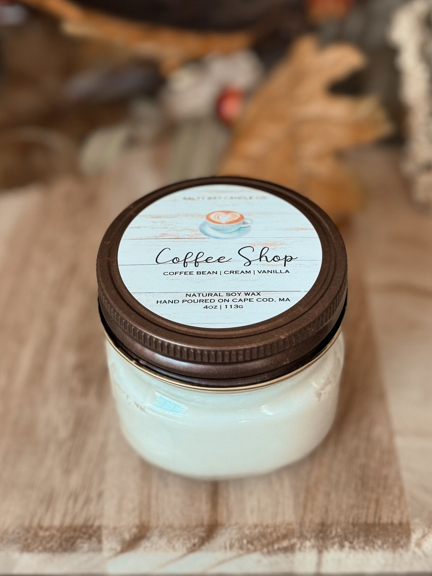Coffee Shop 4oz Soy Candle