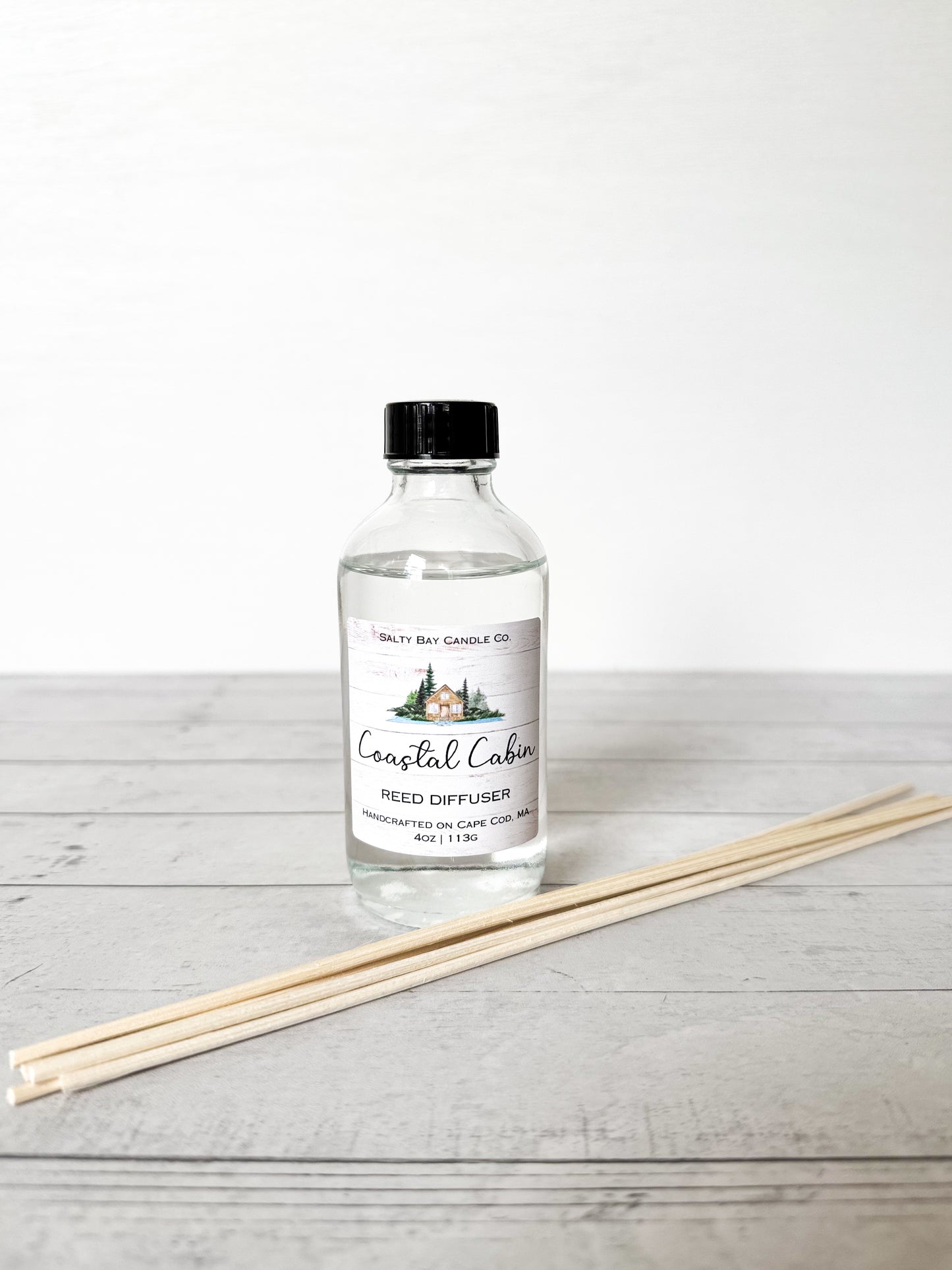4oz Coastal Cabin Reed Diffuser