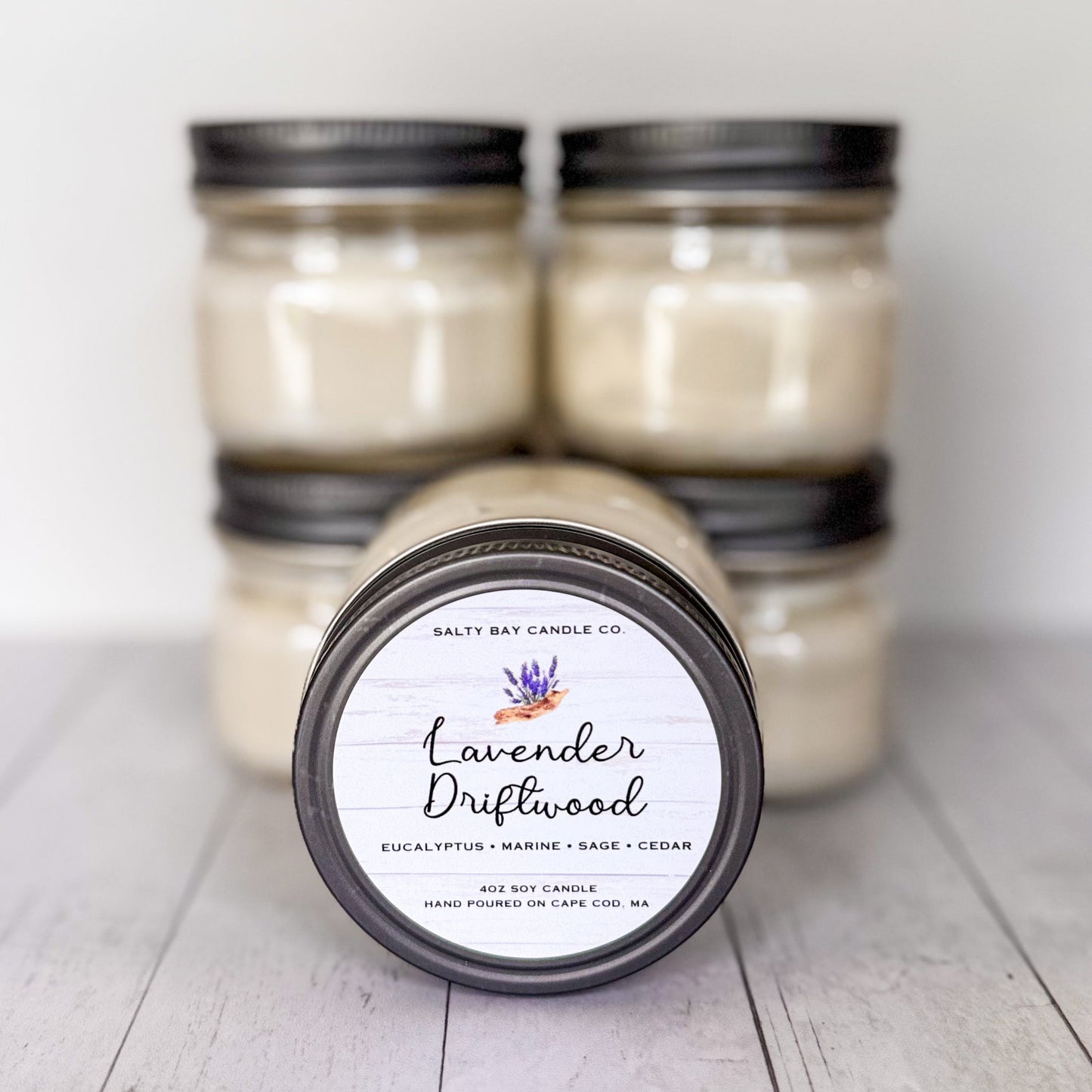 Lavender Driftwood 4oz Soy Candle