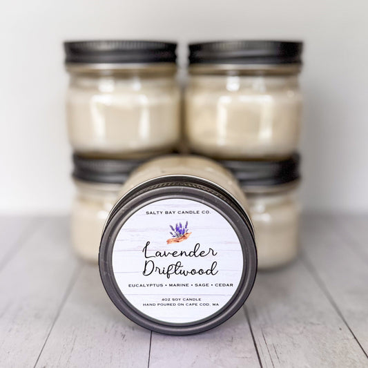 Lavender Driftwood 4oz Soy Candle