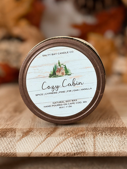 Cozy Cabin 4oz Soy Candle