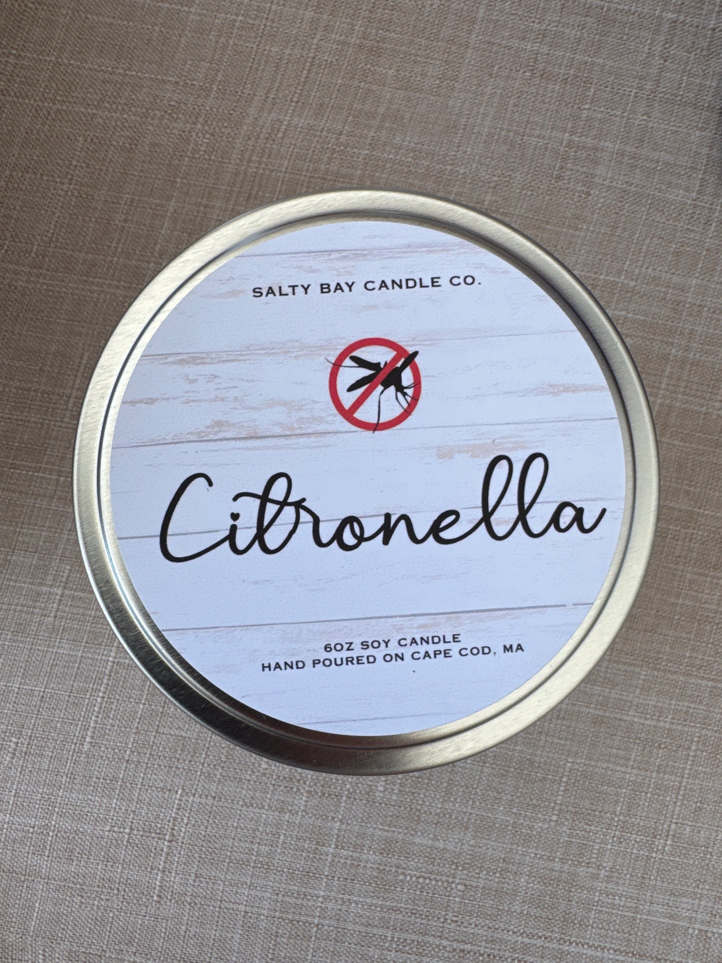 6oz Citronella Soy Candle