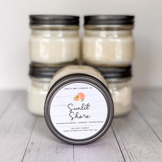 4oz Sunlit Shore Soy Candle