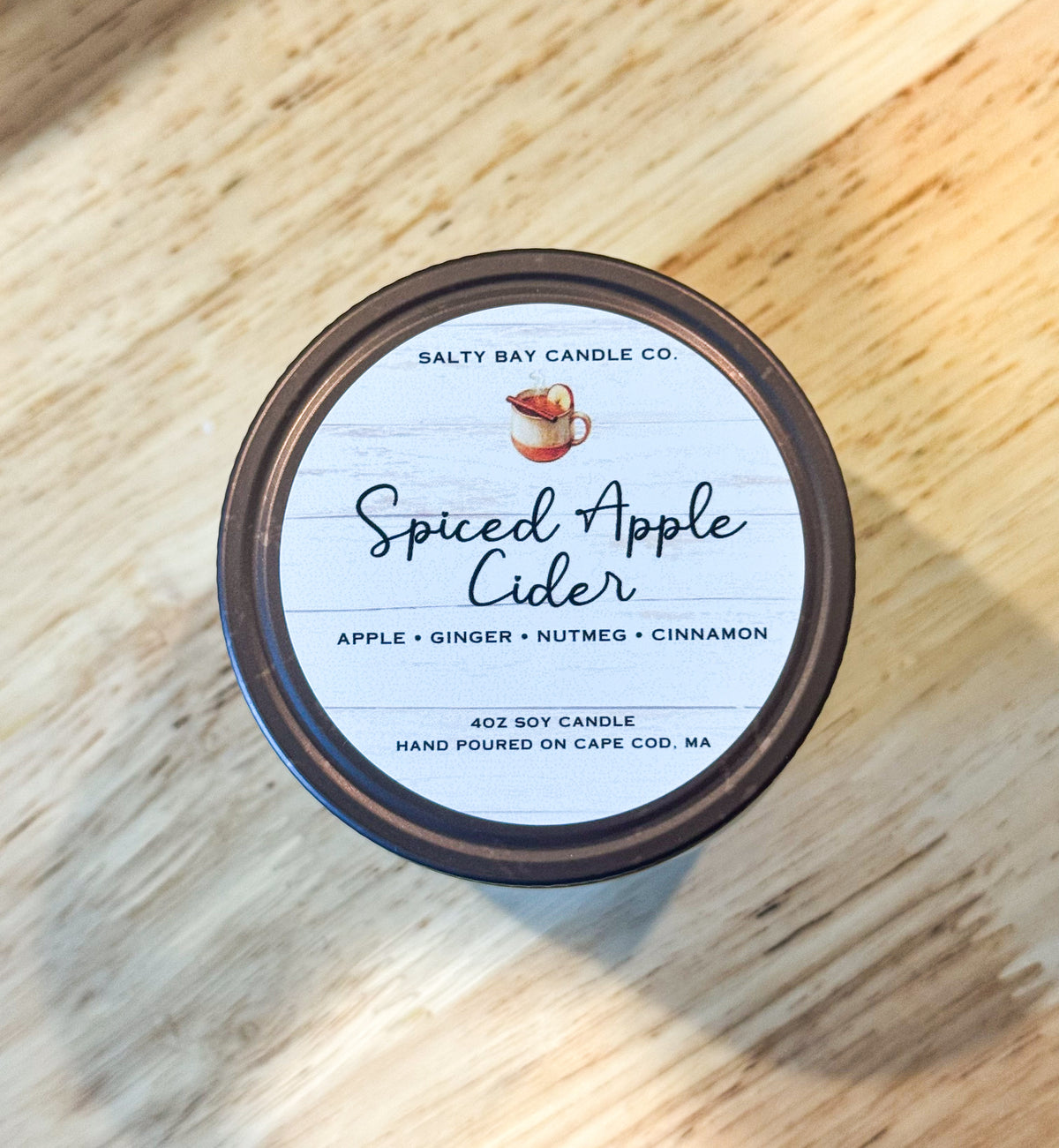 Spiced Apple Cider 4oz Soy Candle