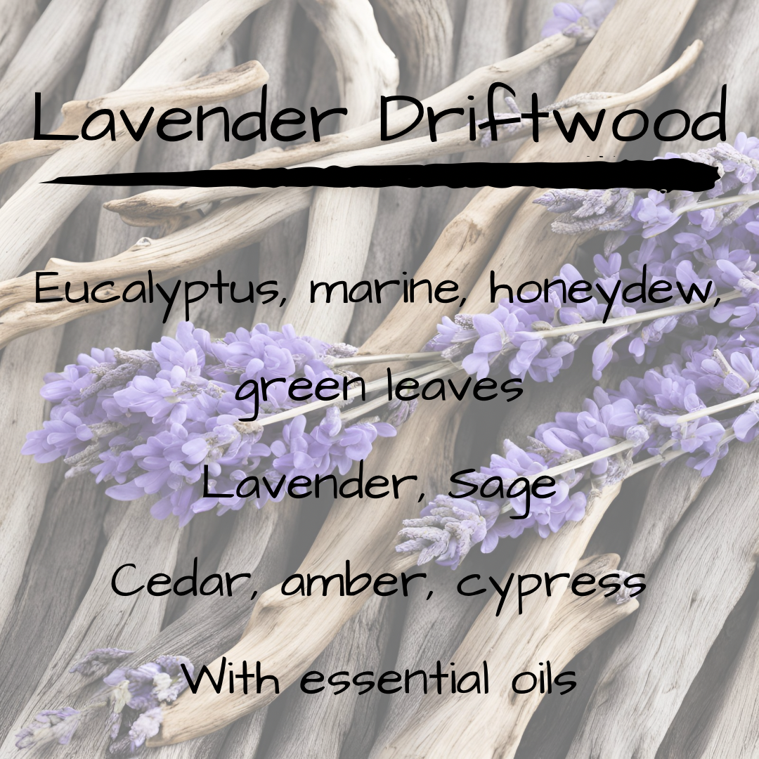 Lavender Driftwood Soy Candle