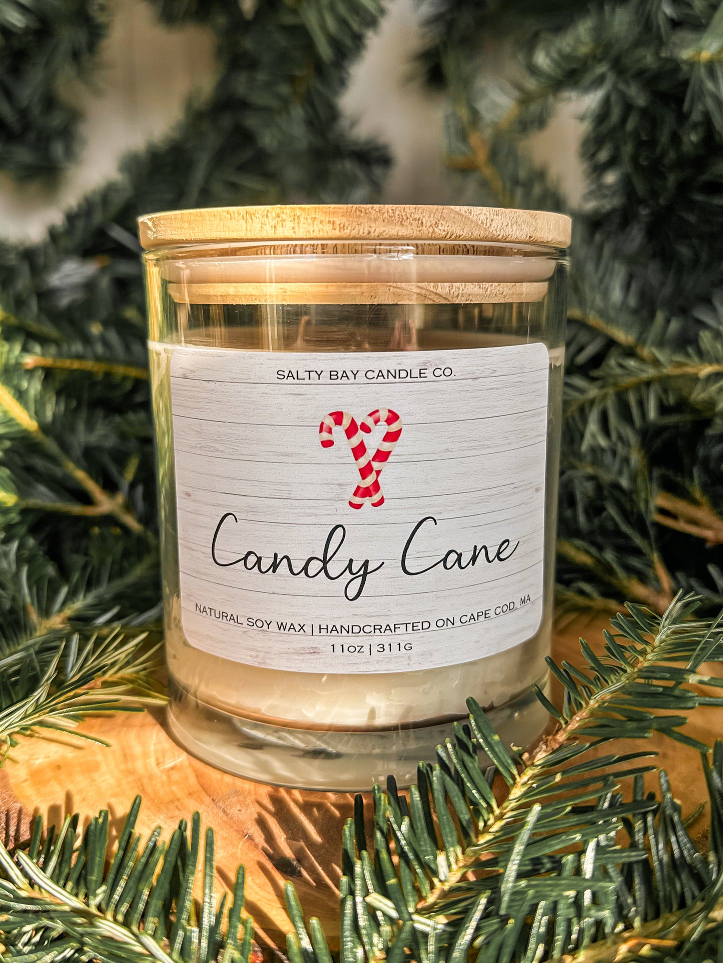 Candy Cane Soy Candle