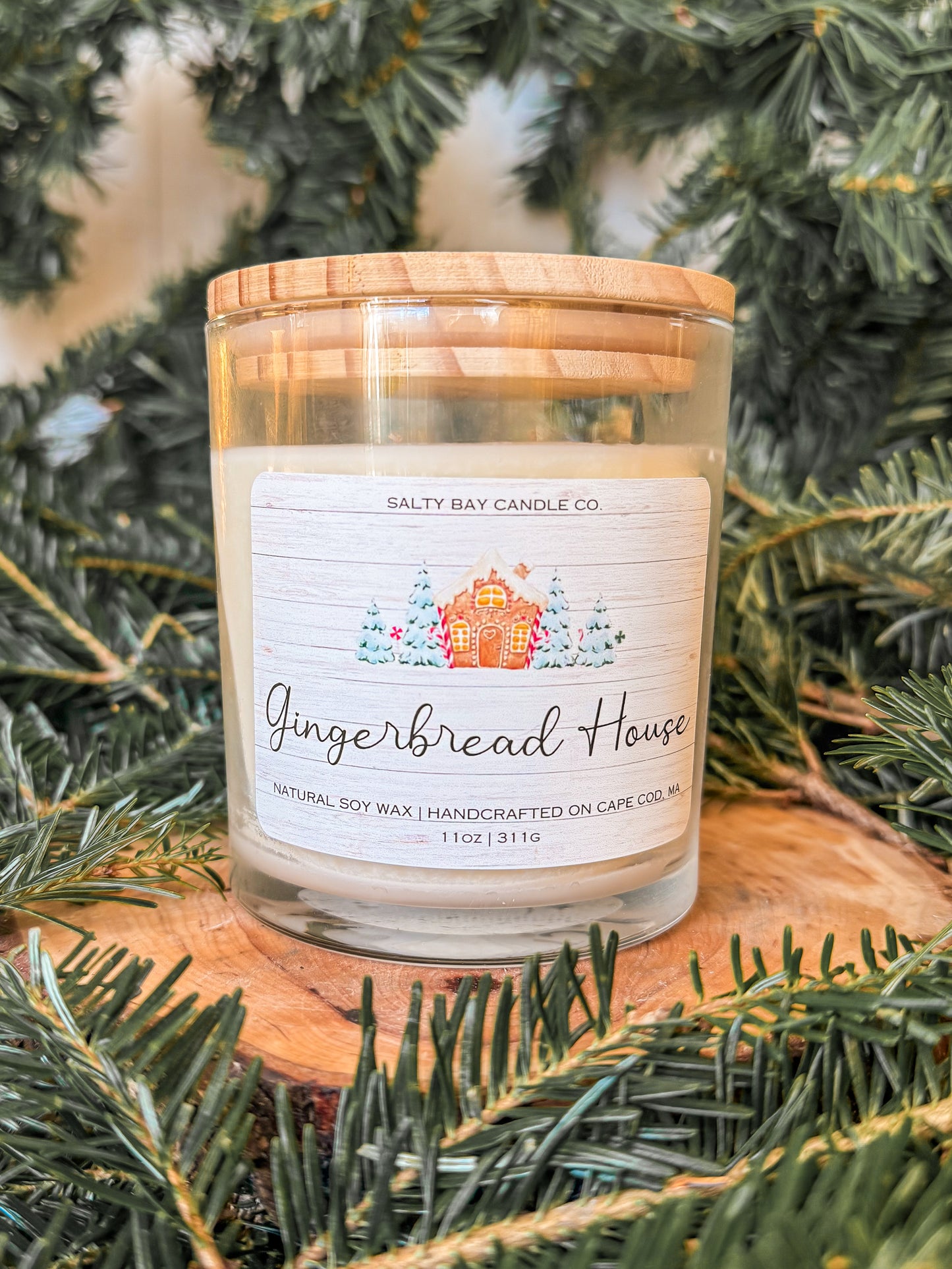 Gingerbread House Soy Candle