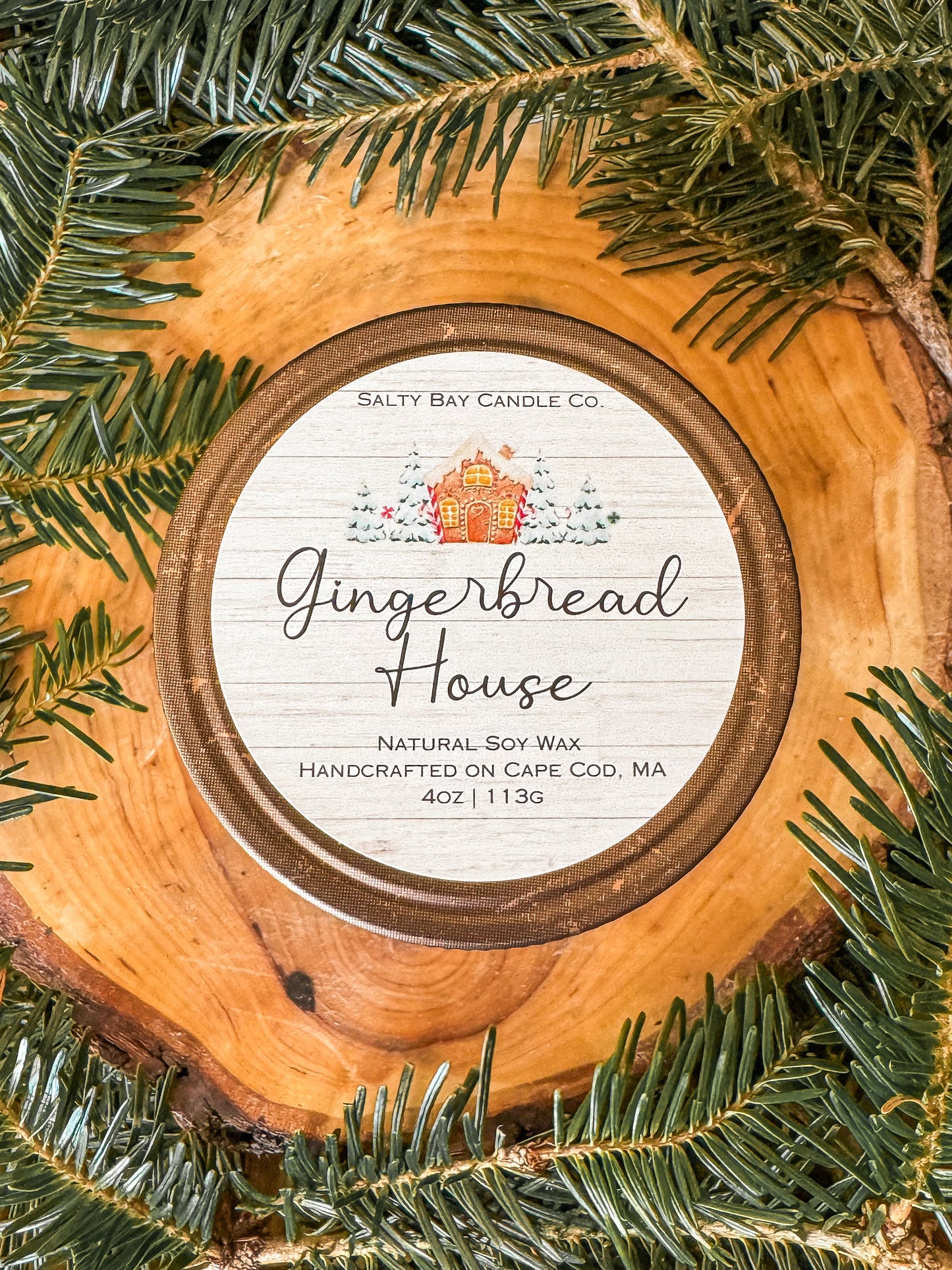 Gingerbread House Soy Candle