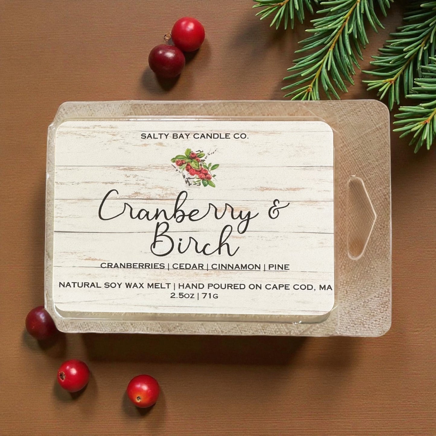 Cranberry & Birch Soy Wax Melt
